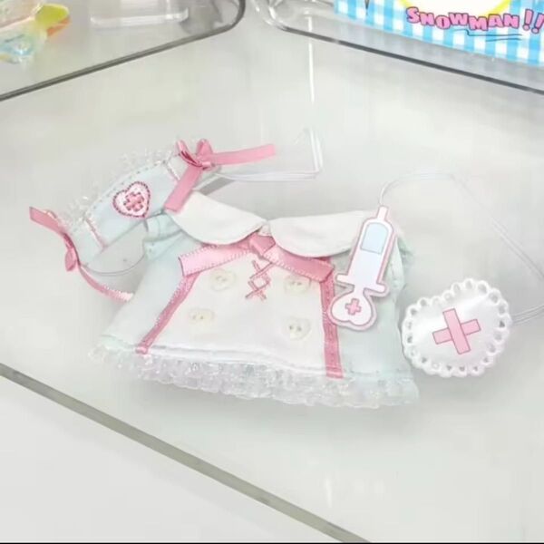 着せ替えぬいぐるみ ナース服 10cm お洋服 ぬい服