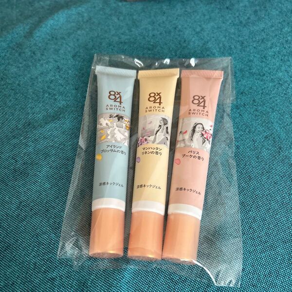 8×4 AROMA SWITCH 涼感ネックジェル 3本セット
