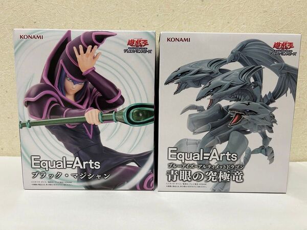 Equal Arts プライズフィギュア 遊戯王 ブラックマジシャン&青眼の究極龍