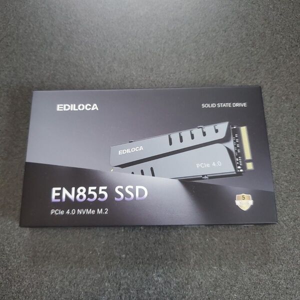 EDILOCA EN855 4TB SSD PCIE 4.0 NVMe M.2 DRAM搭載 ヒートシンク付属 納品書付 新品