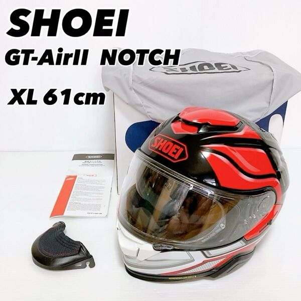 SHOEI GT-Air II NOTCH TC-1 ヘルメット XL 61cm フルフェイス