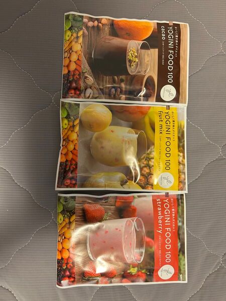 LAVA ヨギーニフードYOGINI FOOD 100 フルーツミックス、ストロベリー、カカオ 各1袋