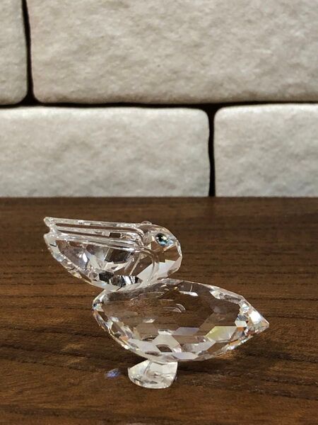 SWAROVSKI スワロフスキー ペリカン 置物 クリスタルガラス