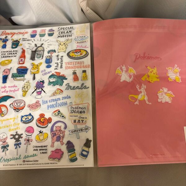ポケモンセンター ポケモンダイナー クリアファイル 2枚