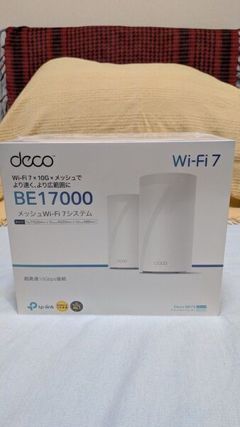 【新品未開封】TP-Link WiFi 7 ルーター BE17000 Deco BE75【Amazon限定】
