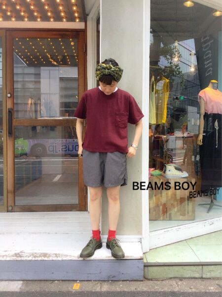 BEAMS BOY ビームスボーイ US NAVY ジムショーツ ショートパンツ