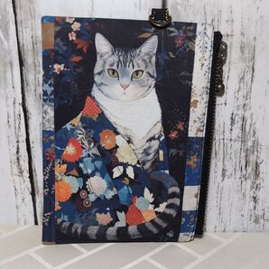 2343 フラットミニポーチ パネル生地ハンドメイド