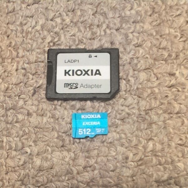 KIOXIA EXCERIA microSDXC 512GB SDカードアダプタ