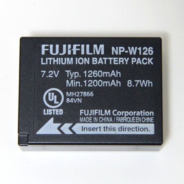富士フイルム 純正 FUJIFILM 充電式バッテリー NP-W126