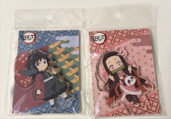 鬼滅の刃 中国ANIPLEX アクリルキーホルダー 義勇 禰豆子