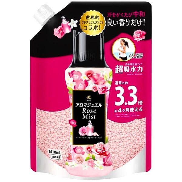 レノア アロマジュエル アンティークローズ&フローラルの香り 詰め替え 1410 ml