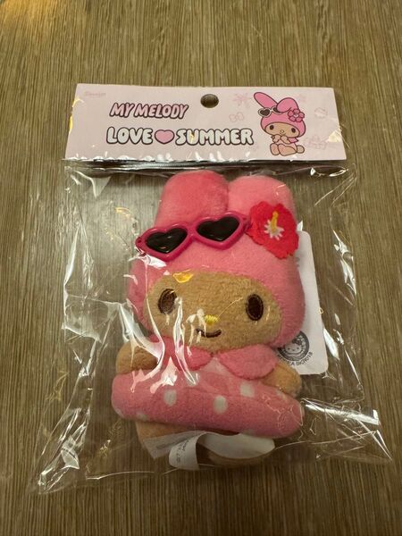 韓国限定 オリーブヤング サンリオ マイメロ ぬいぐるみ マスコット キーリング 日焼け