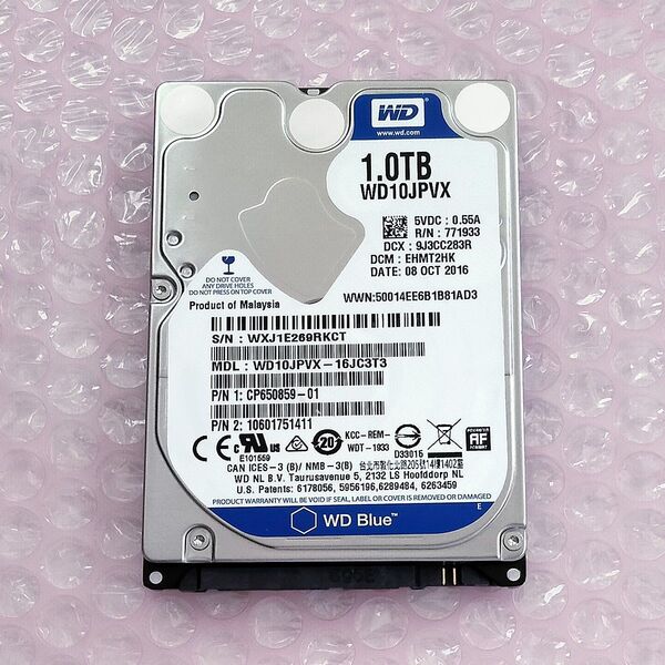 Western Digital WD10JPVX 1TB 2.5インチ HDD