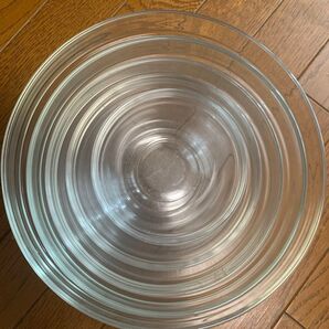 5個セット Arcoroc スタックボウル 強化ガラス アルコロック フランス製 耐熱 ガラスボール サイズ違い5個