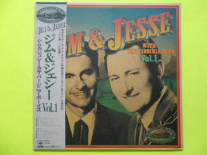 LP/ジム＆ジェシー＆バージニアボーイズ＜JIM&JESSE Vol 1＞　☆５点以上まとめて（送料0円）無料☆