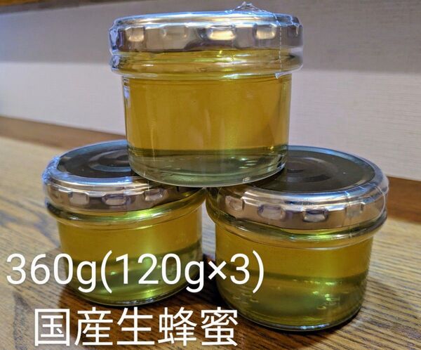 2025年 新蜜 天然蜂蜜 国産 非加熱 生はちみつ 360g