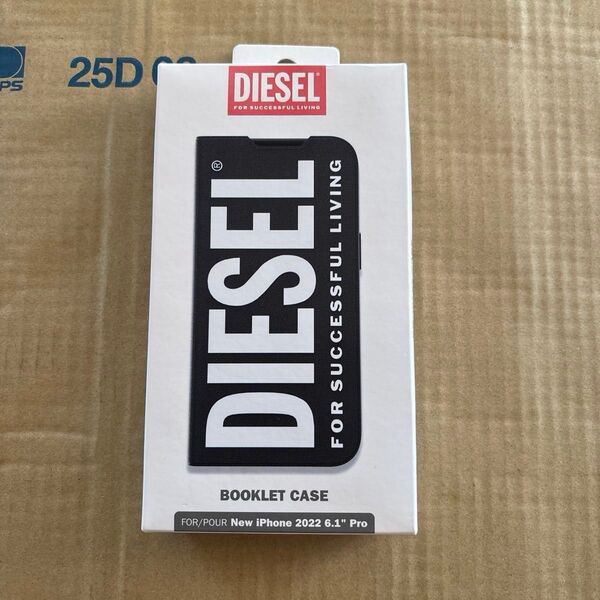 DIESEL iPhone 14 Pro Booklet 手帳 手帳型 ケース