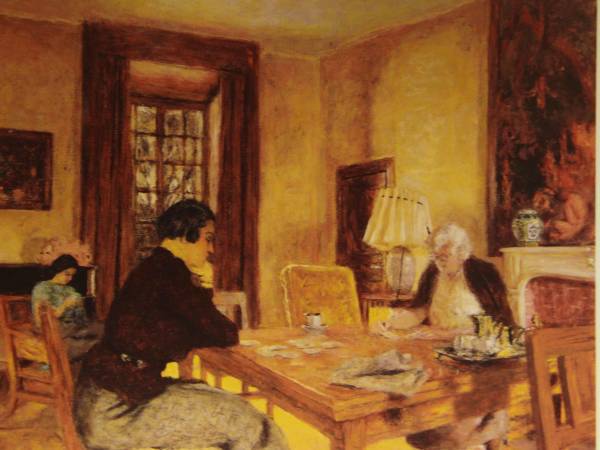 E. Vuillard, INTIMITE, Overseas edition, extremely rare, raisonné, New frame included Free shipping, meg, Painting, Oil painting, Nature, Landscape painting