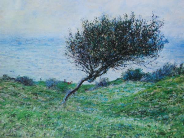 Claude Monet, Claude Monet, Trouville coast, Extremely rare, From the Raisonné, New with frame, Ara, Painting, Oil painting, Nature, Landscape painting