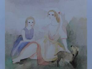 Art hand Auction Marie Laurencin, Dogs and girls, Rare art book, Newly framed, free shipping, gao, Painting, Oil painting, Portraits