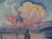 Signac、Antibes:The Pink Cloud、希少画集画、新品額付 送料無料、gao_画像1