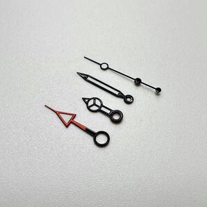 NH34 4R34 ムーブメント 等用 針 セット ベンツ GMT ブラック オレンジ 緑夜光 黒 社外 部品 セイコー パーツ