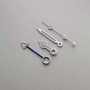 NH34 4R34 ムーブメント 等用 針 セット ベンツ GMT バットマン ブルー 青 社外 部品 セイコー ブルールミ 青光