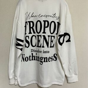 in the attic/インジアティック ロンT 長袖 オーバーサイズ メンズL