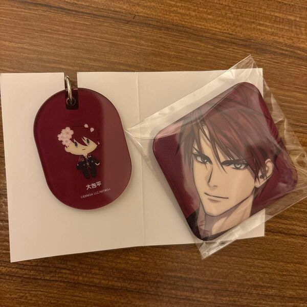 刀剣乱舞 大本丸博 アクリルタグプレート スクエア缶バッチ 大包平