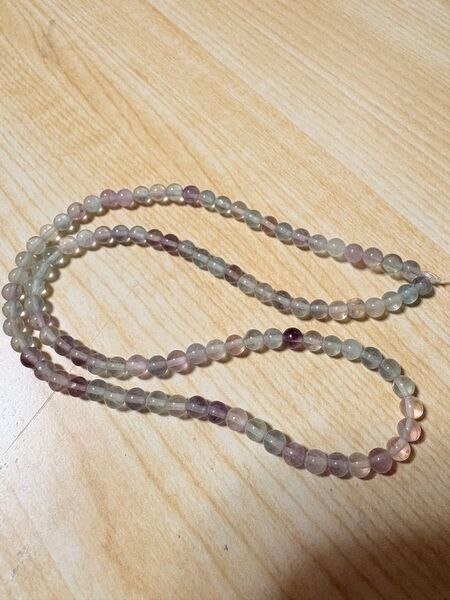 フローライト 4mm 1連 約38cm 天然石