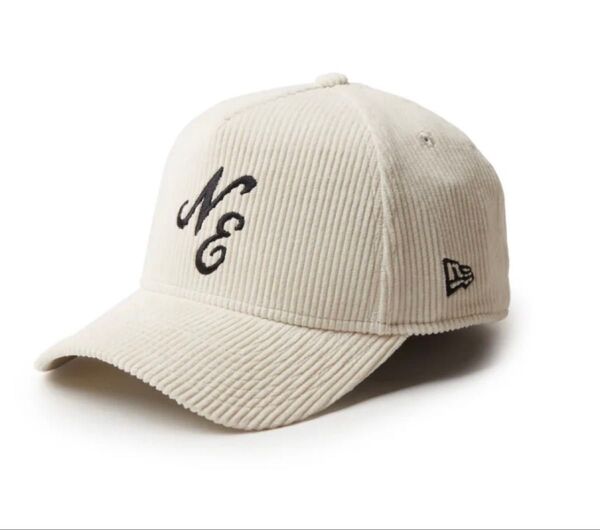 ニューエラ 9FORTY A-Frame Corduroy アイボリー Classic Logo 帽子 キャップ CAP