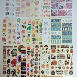 (No.819)【パッケージ無し】100均シール30枚 シーズンA