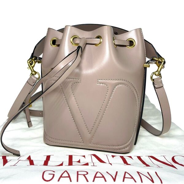 VALENTINO Vロゴ バケット 2wayバッグ a805