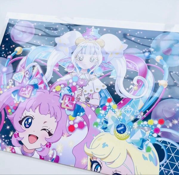 ひみつのアイプリ スペシャルポスター A3サイズ バズリウムパーティー キャンペーン 限定 みつき ひまり リング編
