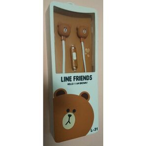 LINE FRIENDS 有線イヤホン