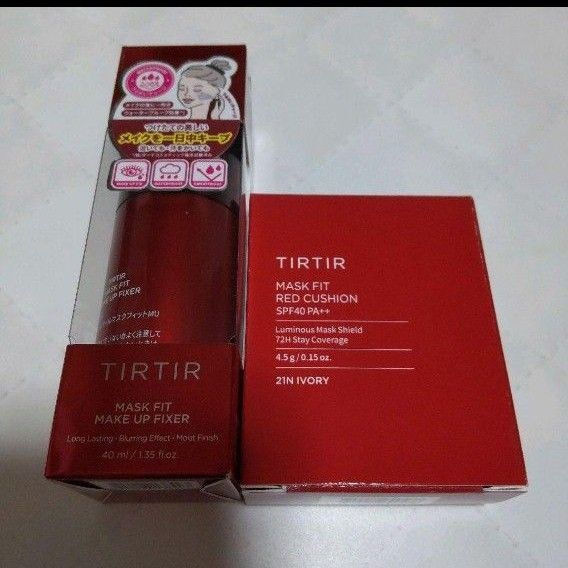 TIRTIR ティルティルマスクフィットメイクアップフィクサーミニサイズマスクフィットレッドミニクッション21Nミニサイズ4