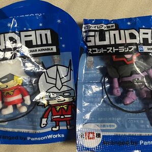 ガンダム マスコットストラップ シャア ドム 2個セット