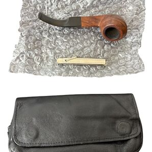 パイプとパイプ用ナイフ、革製パイプケース 3個セット