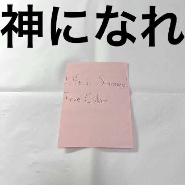 Life is Strange: True Colors ※メモ用紙に書いた美字とアドバイス(PS4とPS5、switch対応可)