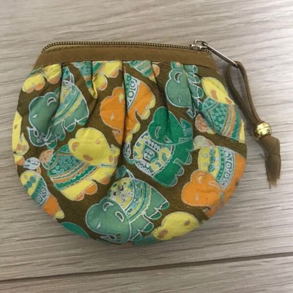 タイ 雑貨 おしゃれ かわいいデザイン 象 コインケース 小銭入れ 金メッキ 飾り 小物入れ エスニック アジア
