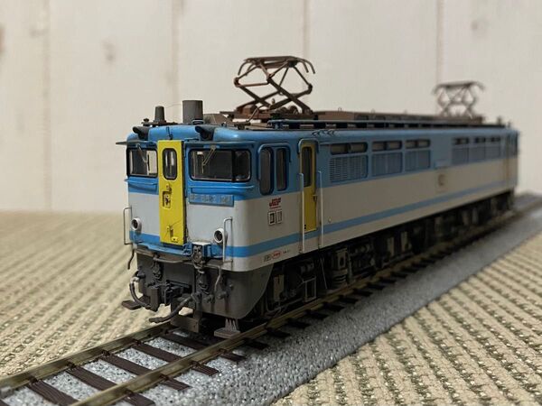 塗装変更 / EF65-2127号機・カラシ 広島更新タイプ KATO 1-316 EF65 2000番台電気機関車(後期形)より