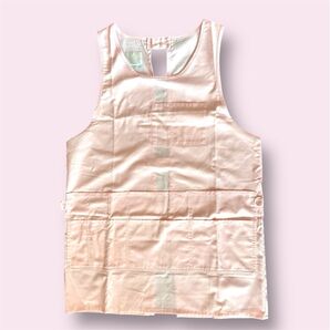 介護エプロン ピンク 無地