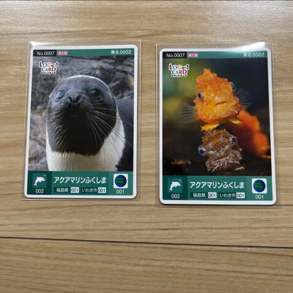アクアマリンふくしま ロゲットカード 2枚セット