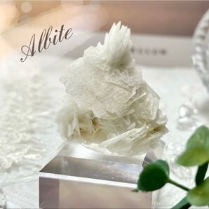 【D184】アルバイト Albite ブラジル ミナスジェライス 鉱物