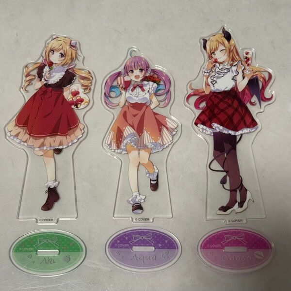 ホロライブ ホロマート アクリルスタンド アキロゼ 湊あくあ 癒月ちょこ セット アクリルスタンド アクスタ