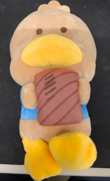 スシロー はぴだんぶい コラボ限定ぬいぐるみ あひるのペックル 応募用紙あり