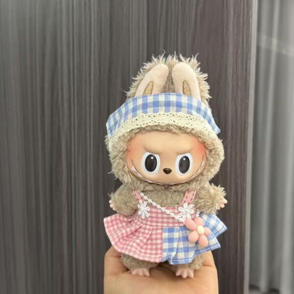 50番 POPMART LABUBU Macaron マカロン ぬいぐるみ用着替え 第1/2/3世代 洋服 娃衣 ラブブ 国内発送