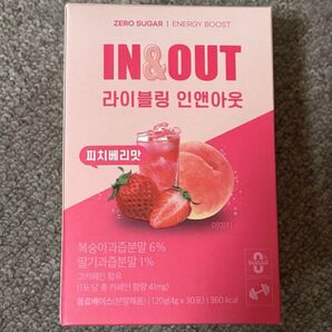 IN&OUT ライブルリング ピーチベリー味 ゼロシュガー エナジードリンク