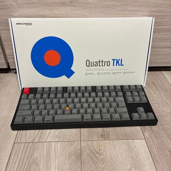 ARCHISS アーキス Quattro TKL 日本語JIS配列 ポインティングスティック搭載 美品 静音赤軸
