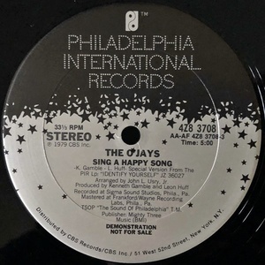 【Disco 12】O'Jays / Sing A Happy Song